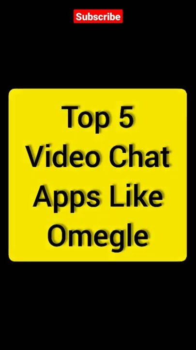 Top 5 Best Video Chat Apps Like Omegle #Shorts @Techcious