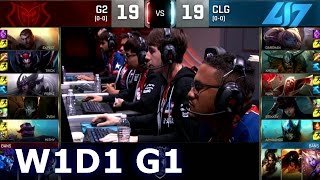 G2 eSports vs CLG - Week 1 Day 1 | Group A LoL S6 World Championship 2016 | G2 vs CLG W1D1 G1 Worlds