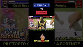 CLASH ROYALE VS FORTNITE - BATTAGLIA RAP