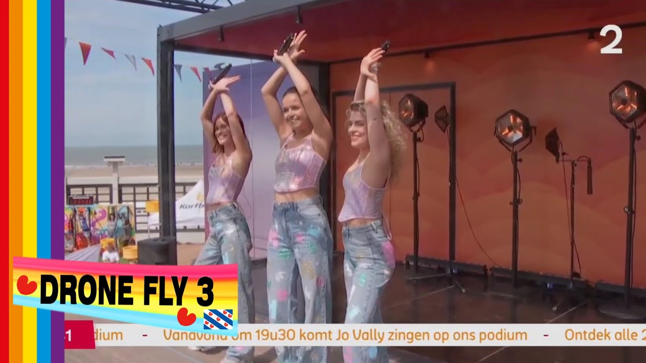 K3 optreden bij Radio 2 Aan Zee in Blankenberge 26-7-24 #k3