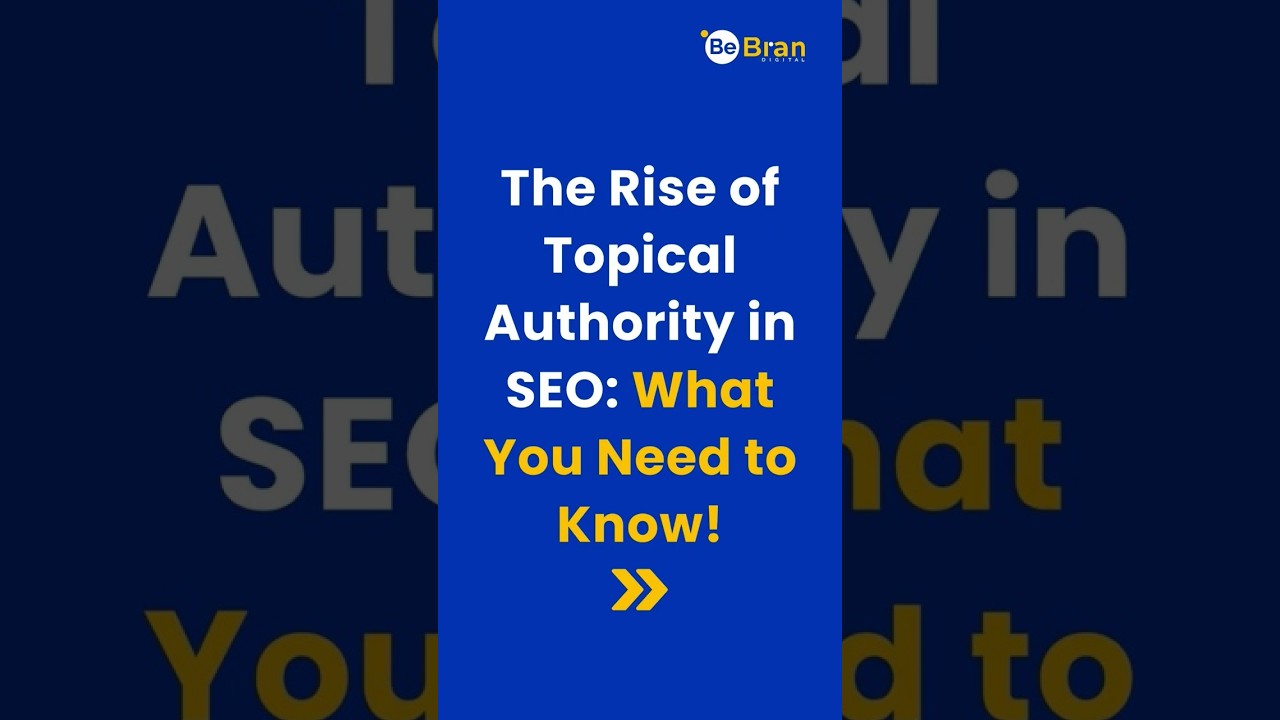 Stay ahead in SEO with the power of topical authority!