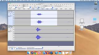 4 Track Recording Session - Tutorial 3 - Export from H4N and Audacity Tracks Separation
