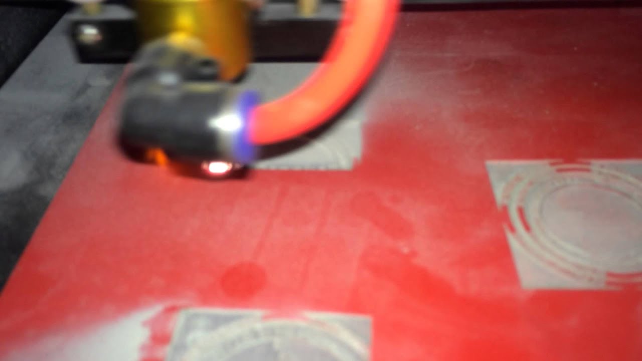 FL-K40 engraving on rubber, engrave test, 40W laser, Flash laser