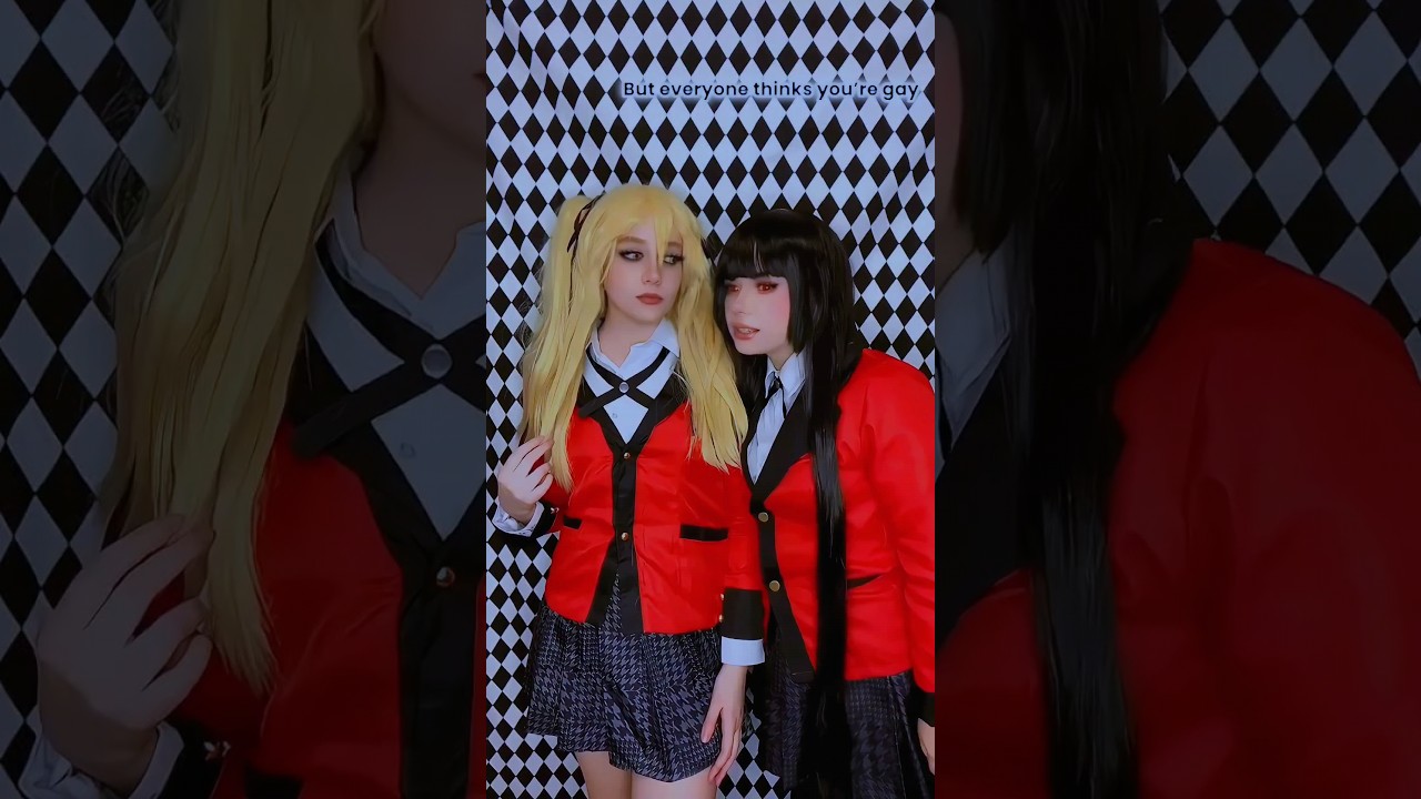 Everyone thinks you're gay | Mary Saotome and Yumeko Jabami@nikkihatsunecosplay#cosplay | Kakegurui
