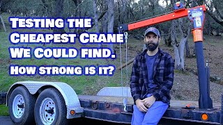 Buying and testing the cheapest truck bed crane we can find!