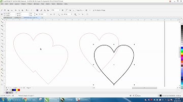 Corel Draw Tips & Tricks Double Heart