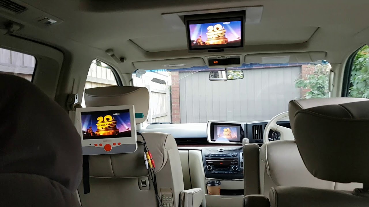 Nissan Elgrand Cheap Way To Play Movies Dvds Etc