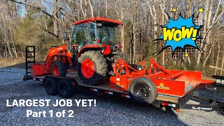 LARGEST JOB to date! Gravel Driveway Repair - Part 1 of 2 by MITHGO Outdoor Services LLC 2,215 views 1 year ago 13 minutes, 35 seconds