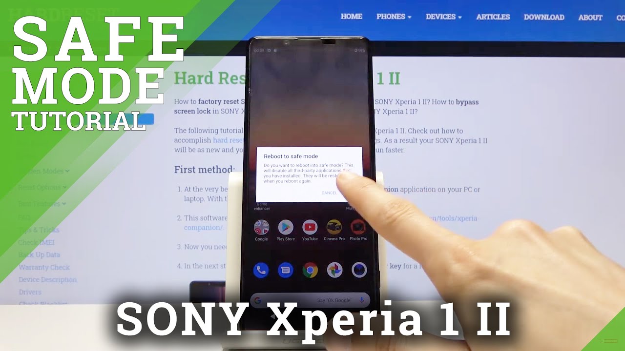 Safe Mode in SONY Xperia 1 II – How to Open & Use Diagnostic Mode - YouTube