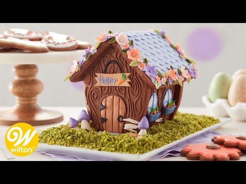 How to Make an Easter Cookie House  Wilton