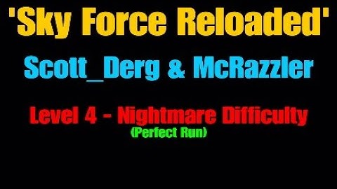 Sky Force Reloaded - Level 4 -Nightmare Difficulty