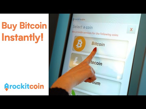 Buy Bitcoin Instantly With A Bitcoin ATM - RockItCoin
