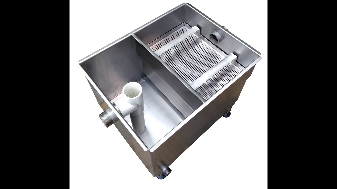 trampa de grasas en acero inoxidable YouTube