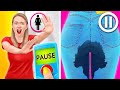 BEST PAUSE CHALLENGE! FUNNY PRANKS || Extreme Challenge For 24 Hours By 123 GO! TRENDS