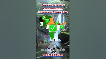 Day 6 of getting a sub from every country in South Asia #viralshort #mapping #southasia