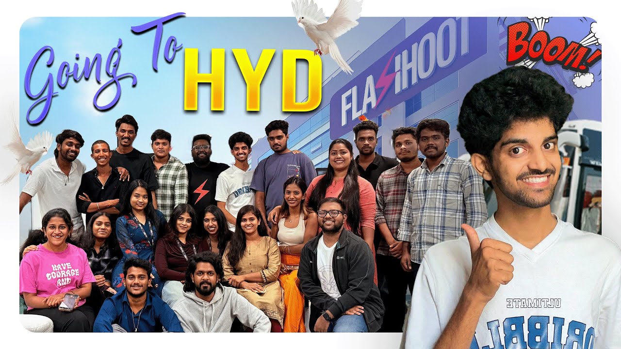 Going to Hydrabad 🔥|| Flashoot ⚡|| Team Flashoot meet up 🫂@weareflashoot