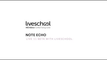 #9 NOTE ECHO | LIVE 11 WITH LIVESCHOOL