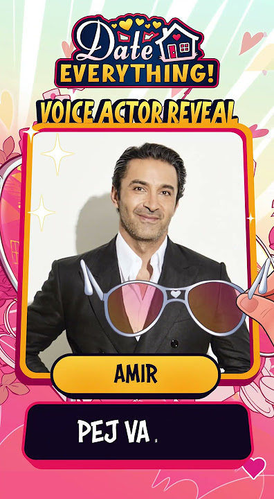 Date Everything! Meet Amir played by Pej Vahdat