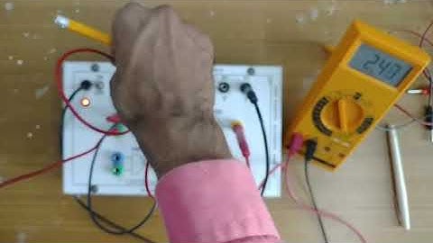 Physics Practical-Universal Gate : Kadi Sarva Vishwavidyalaya