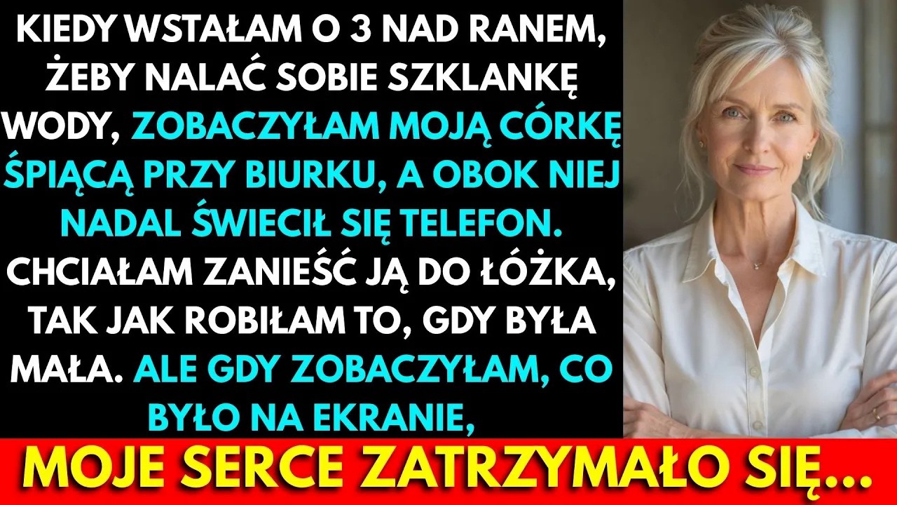Obudziłam się o trzeciej nad ranem, bo cisza w domu była inna niż zwykle. Po czterdziestu latach w tym starym domu na wsi człowiek uczy się języka ciszy—tej nocy szeptała, że zaraz coś pęknie....