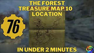 How to find The Forest Treasure Map 10 #fallout76 #fallout76guide