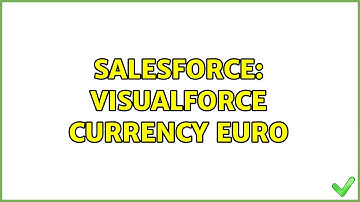 Salesforce: Visualforce currency euro (2 Solutions!!)