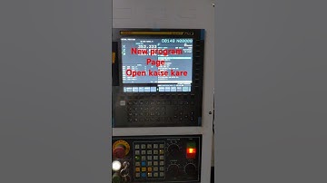 New programming page open karana sikhe#machine #cnc #cncprogramming #viralvideo ##trending
