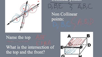 Geometry Quiz Review, 1.1-1.3 Explanatio