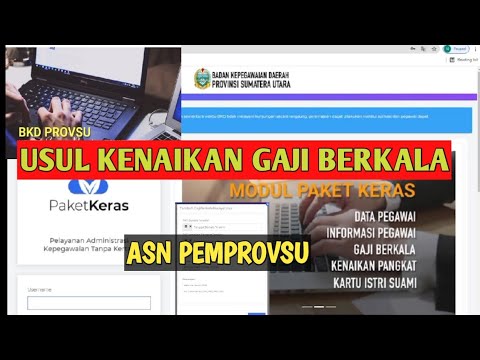 CARA USUL KENAIKAN GAJI BERKALA ONLINE ASN PEMROVSU