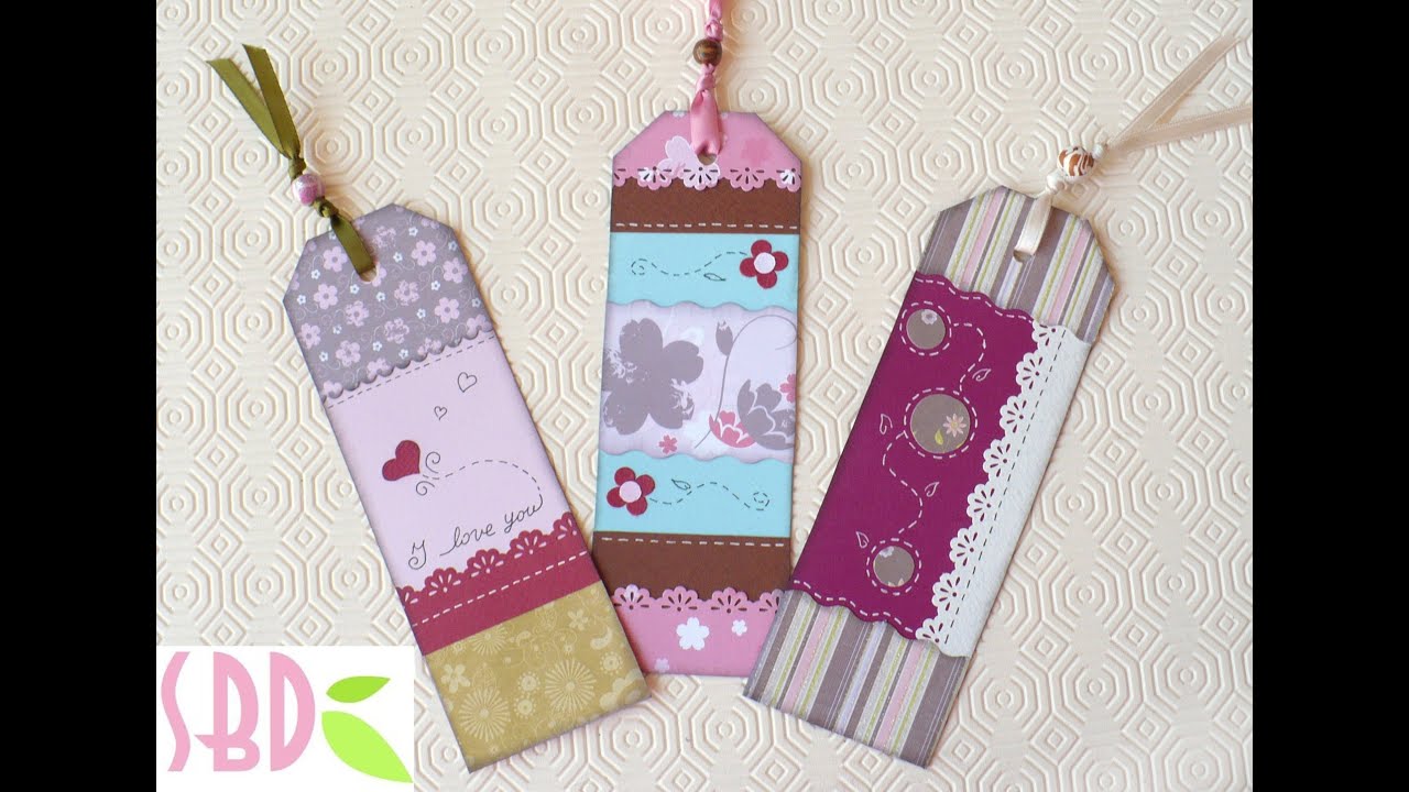 Scrapbooking Tutorial: segnalibro fantasia! - Fanciful bookmark!