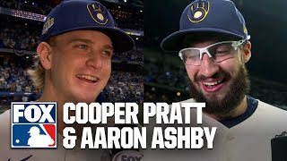 Brewers' Cooper Pratt & Aaron Ashby React to ANOTHER Comeback Win, Taking 2-0 Series Lead Over Rays