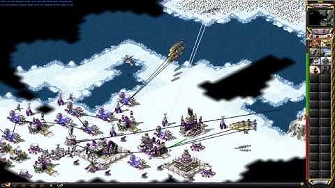 Red Alert 2 Kirov Attack 1vs5 Brutal