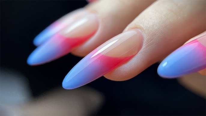 HOW TO / Super Easy Aura Nails without an Airbrush Machine or complicated  tools 🌟