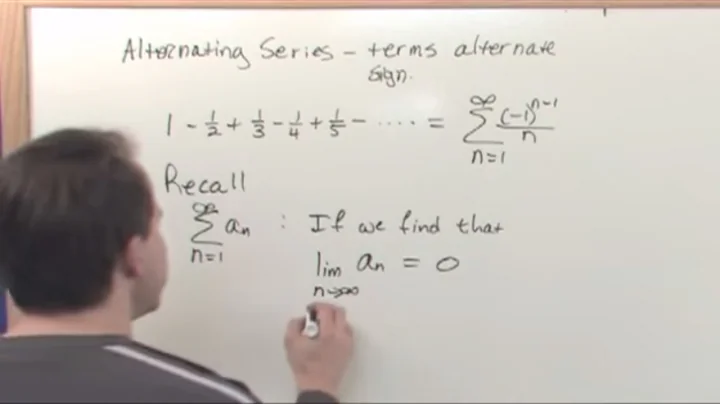Lesson 20 - Alternating Series Test (Calculus 2 Tutor)