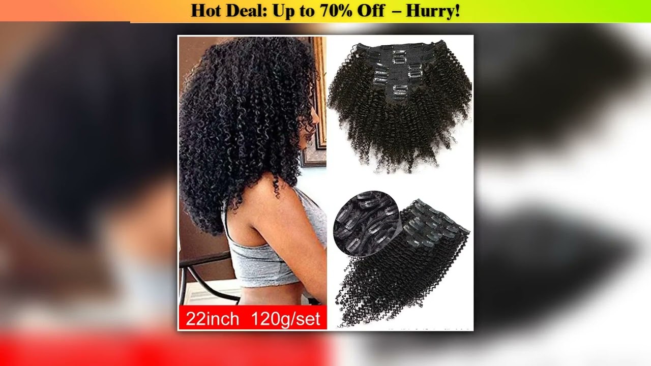 Kinky Curly Clip — Review (2025): Kinky Curly Clip In Hair Extension Maxine 3C 4A Afro