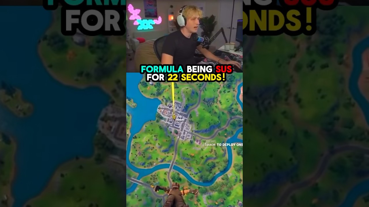 Formula Being SUS For 22 Seconds..🚨#fortnite #sus #fortnitebr #amongus #skibiditoilet #streamer #fy