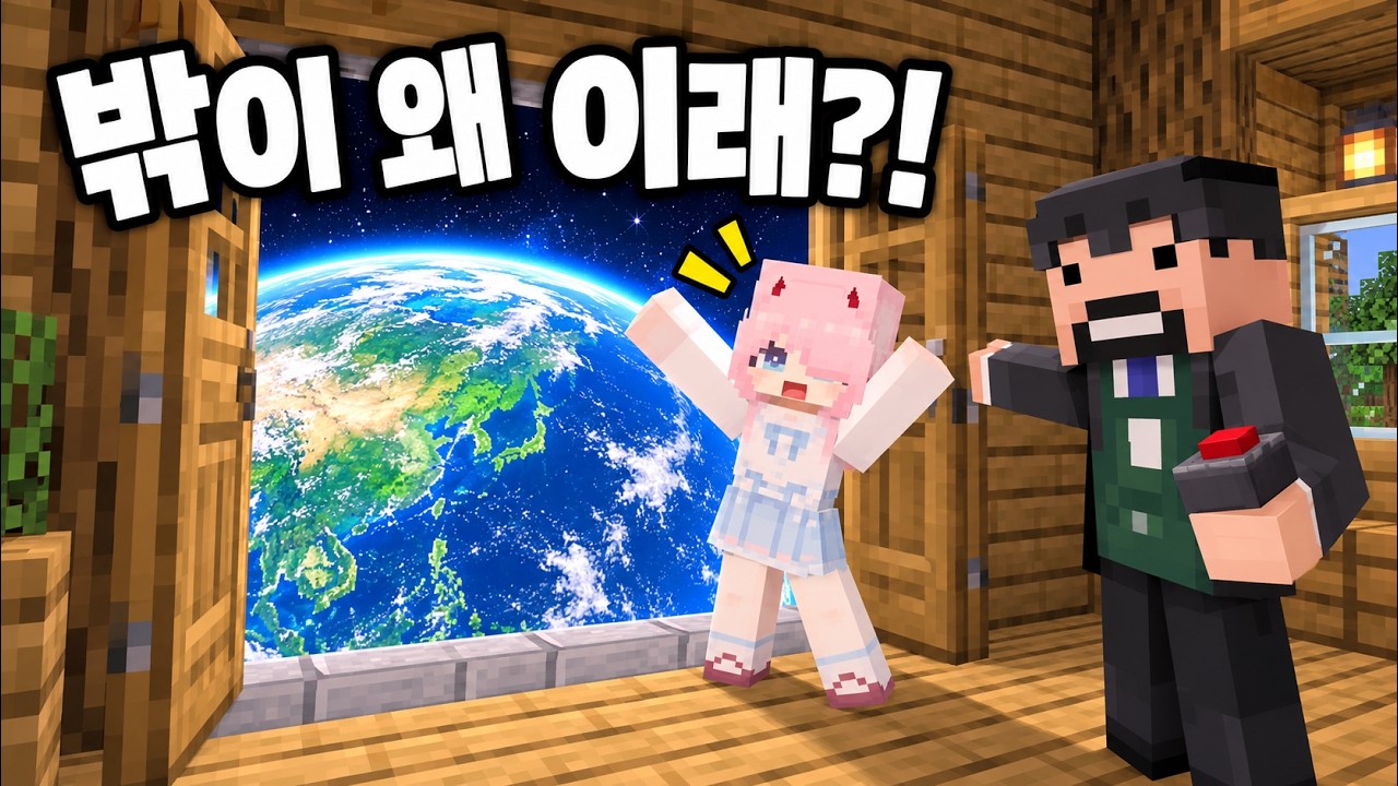 (몰래카메라) 우리집이 갑자기 우주로 간다면?ㅋㅋㅋ 채로미반응ㅋㅋㅋ