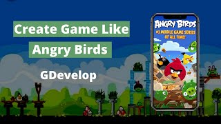 كيف تصنع لعبة مثل الطيور الغاضبة Gdevelop لعبة للمبتدئين screenshot 5