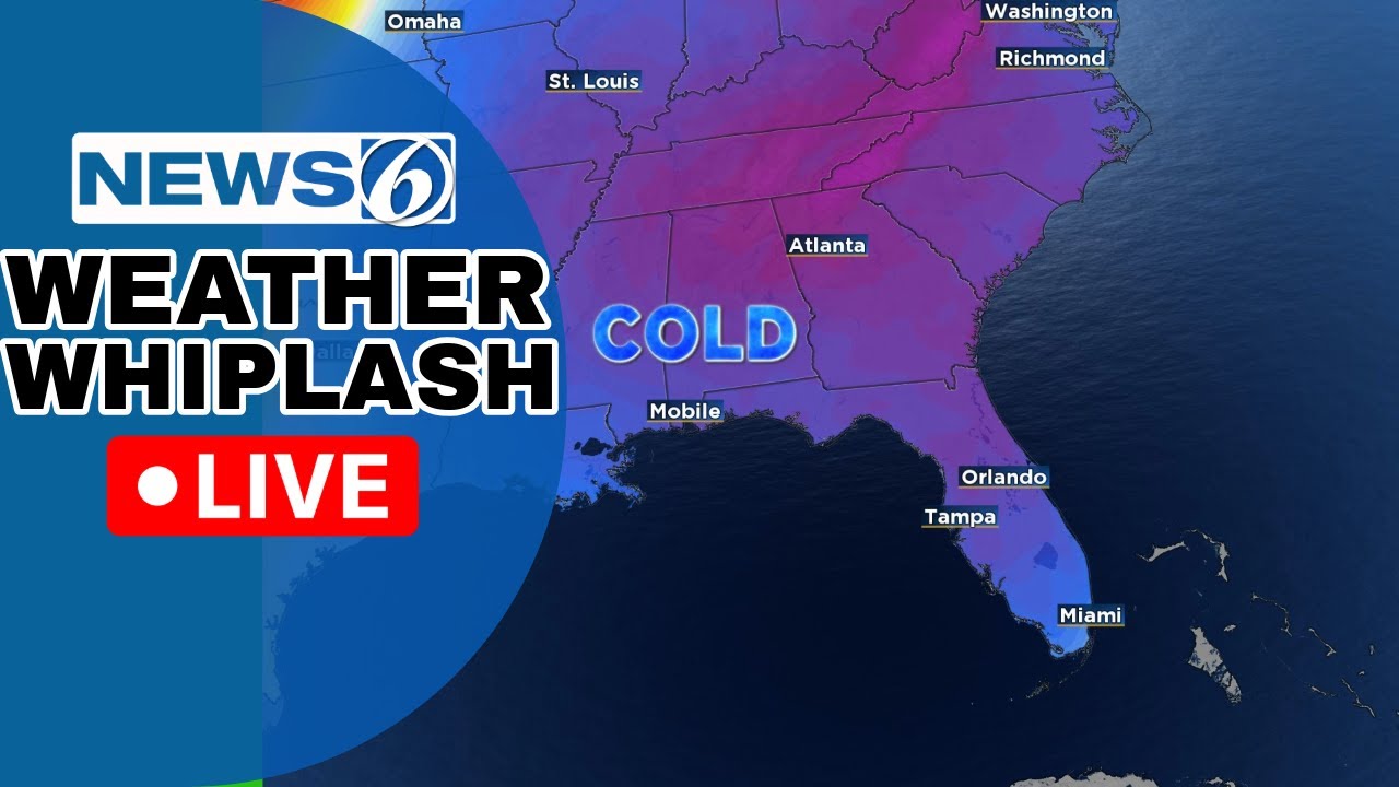 🔴NEWS 6 WEATHER LIVE AT 9:30 | Wild Temperature Swings Coming To ...