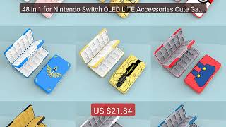 48 in 1 for Nintendo Switch OLED LITE Accessories Cute Game Card C... — Best Deal 2026 | Shop Now!