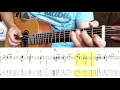 Super mario bros main theme ground background music for fingerstyle guitar  tabs lesson