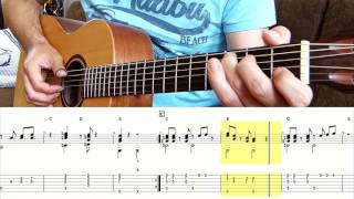SUPER MARIO BROS. (Main Theme) GROUND BACKGROUND MUSIC for Fingerstyle Guitar + Tabs (Lesson) screenshot 1