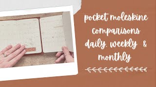 Pocket Moleskine | Daily, Weekly & Monthly