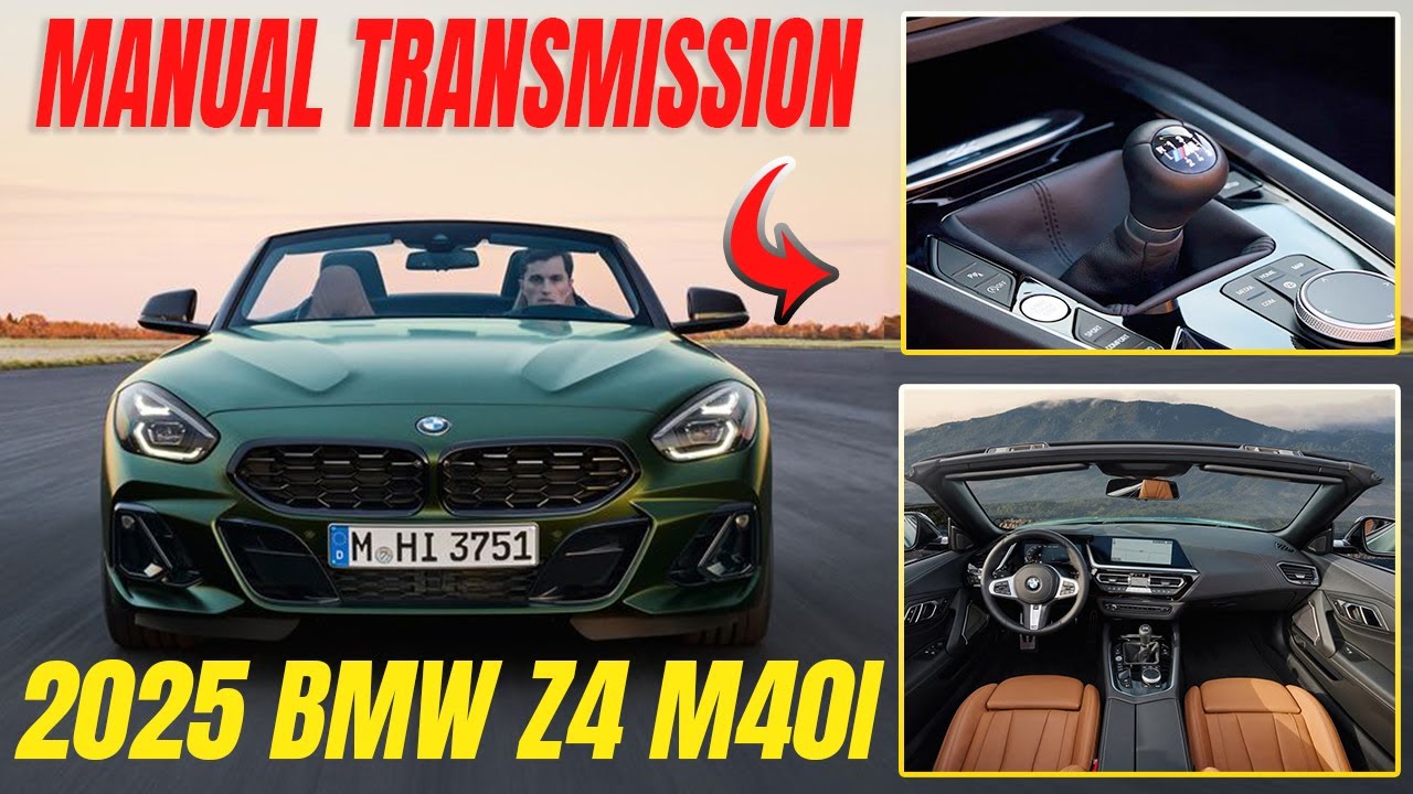 The 2025 BMW Z4 M40i Handschalter: A Rare and Thrilling Manual Roadster ...