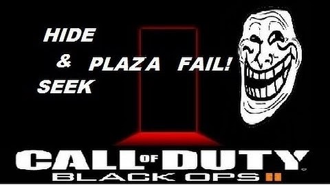 Black Ops 2 "Hide and Seek" on Plaza!   (Funny!)