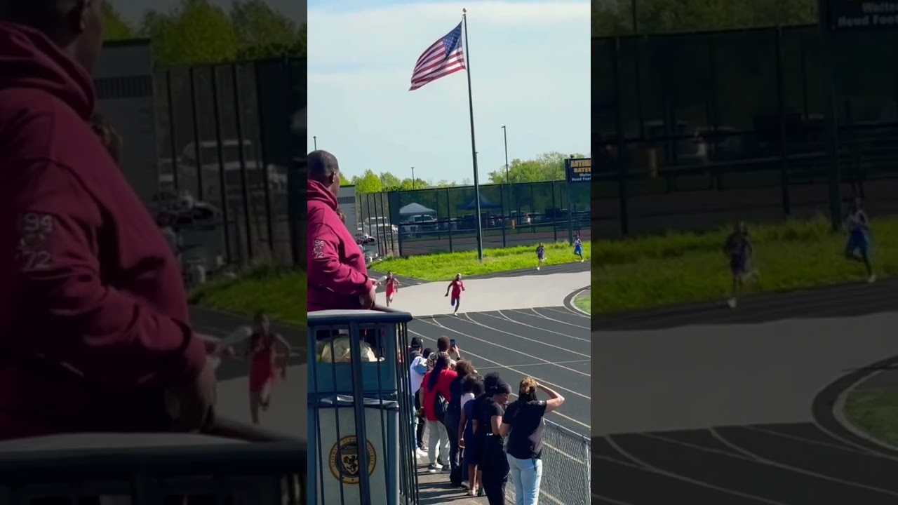 Girls 9-10 200m Dash USATF Youth Kaleah Young Runs 29.32 #usatf #trackandfield #fyp #futurestars