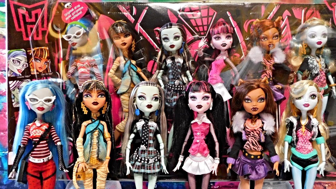 monster high dolls 6 pack