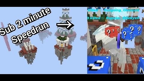 Sub 2 Lucky SkyWars speedrun (BlockmanGo)