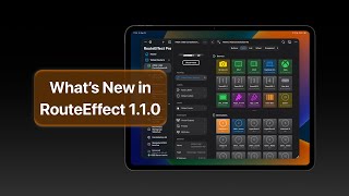 OSC control and Liquid Glass support in RouteEffect 1.1.0