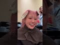 虹色7色カラフルヘアカラー🌈✨ エクステでにじいろに初挑戦🩵💖